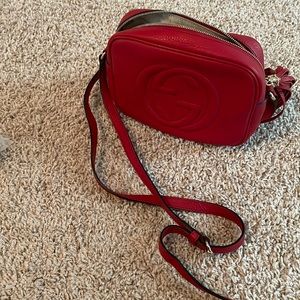 Red Gucci crossbody